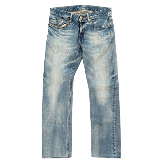 HYSTERIC GLAMOUR STUDDED SELVEDGE DENIM #8 [W30]