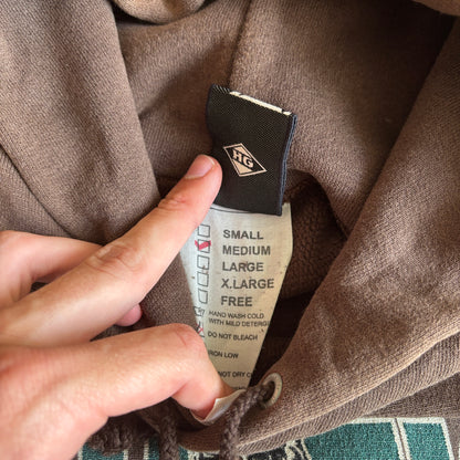 HYSTERIC GLAMOUR ERUPTION HOODIE BROWN [M]