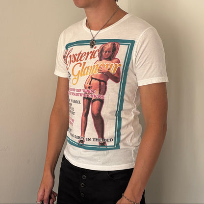 HYSTERIC GLAMOUR 25CENTS TEE WHITE [S]