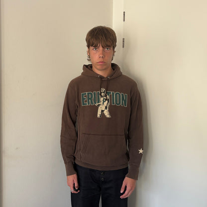 HYSTERIC GLAMOUR ERUPTION HOODIE BROWN [M]