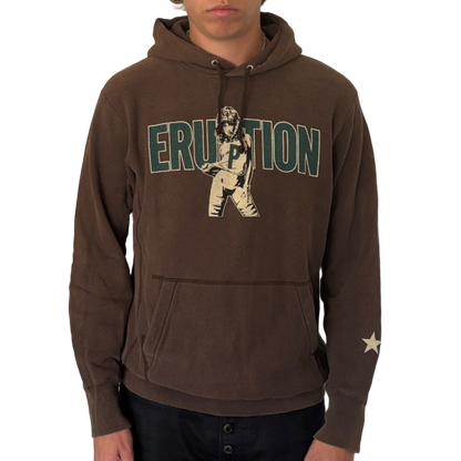 HYSTERIC GLAMOUR ERUPTION HOODIE BROWN [M]