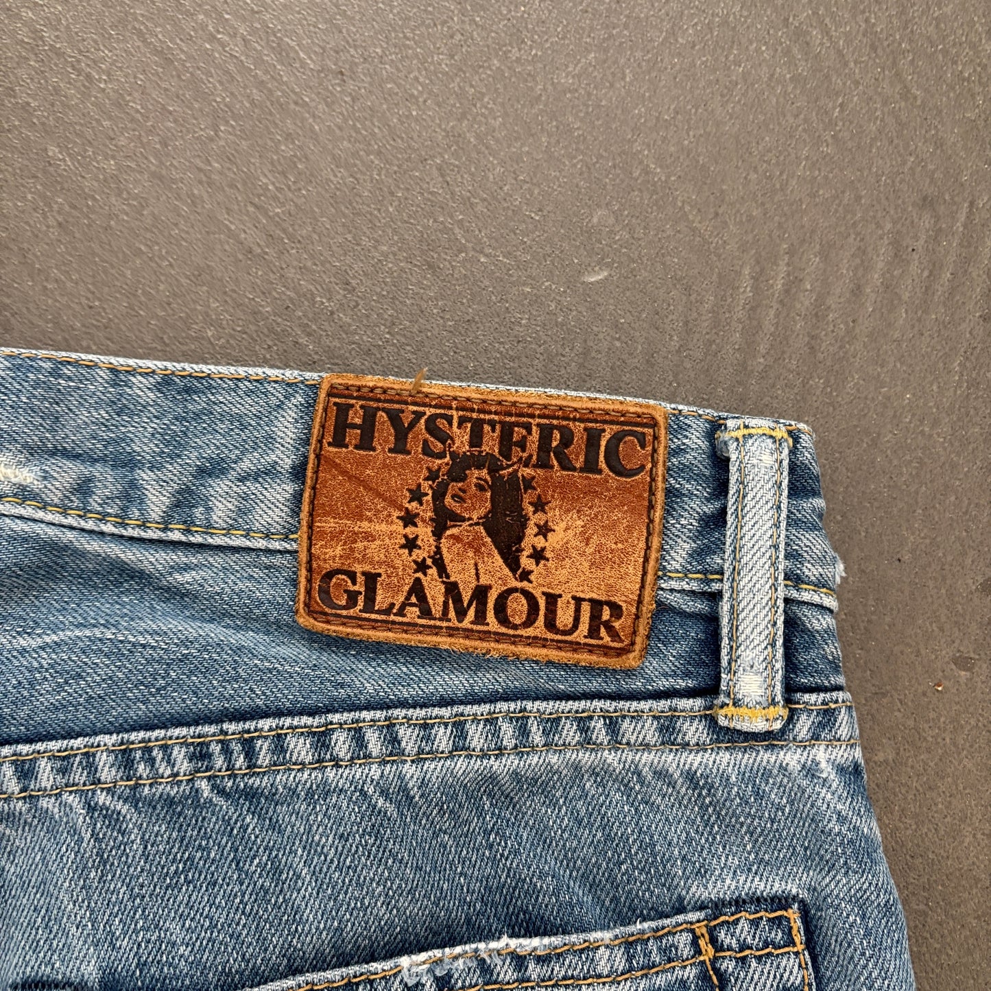 HYSTERIC GLAMOUR STUDDED SELVEDGE DENIM #2 [W32]