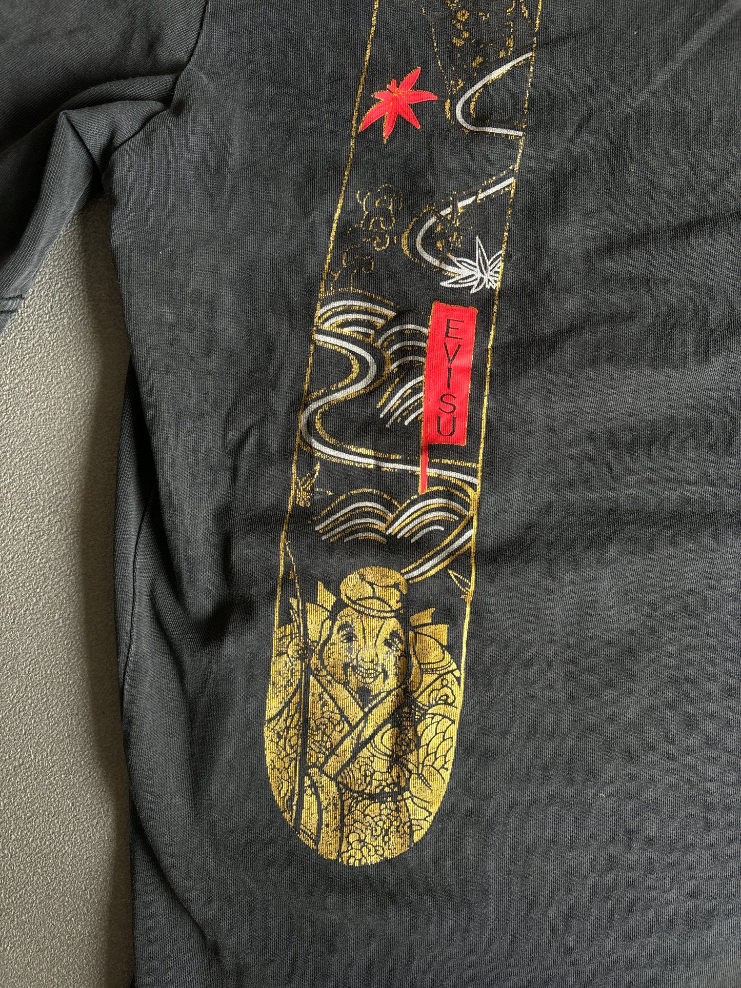 EVISU DIACOCK TEE NERO [L]