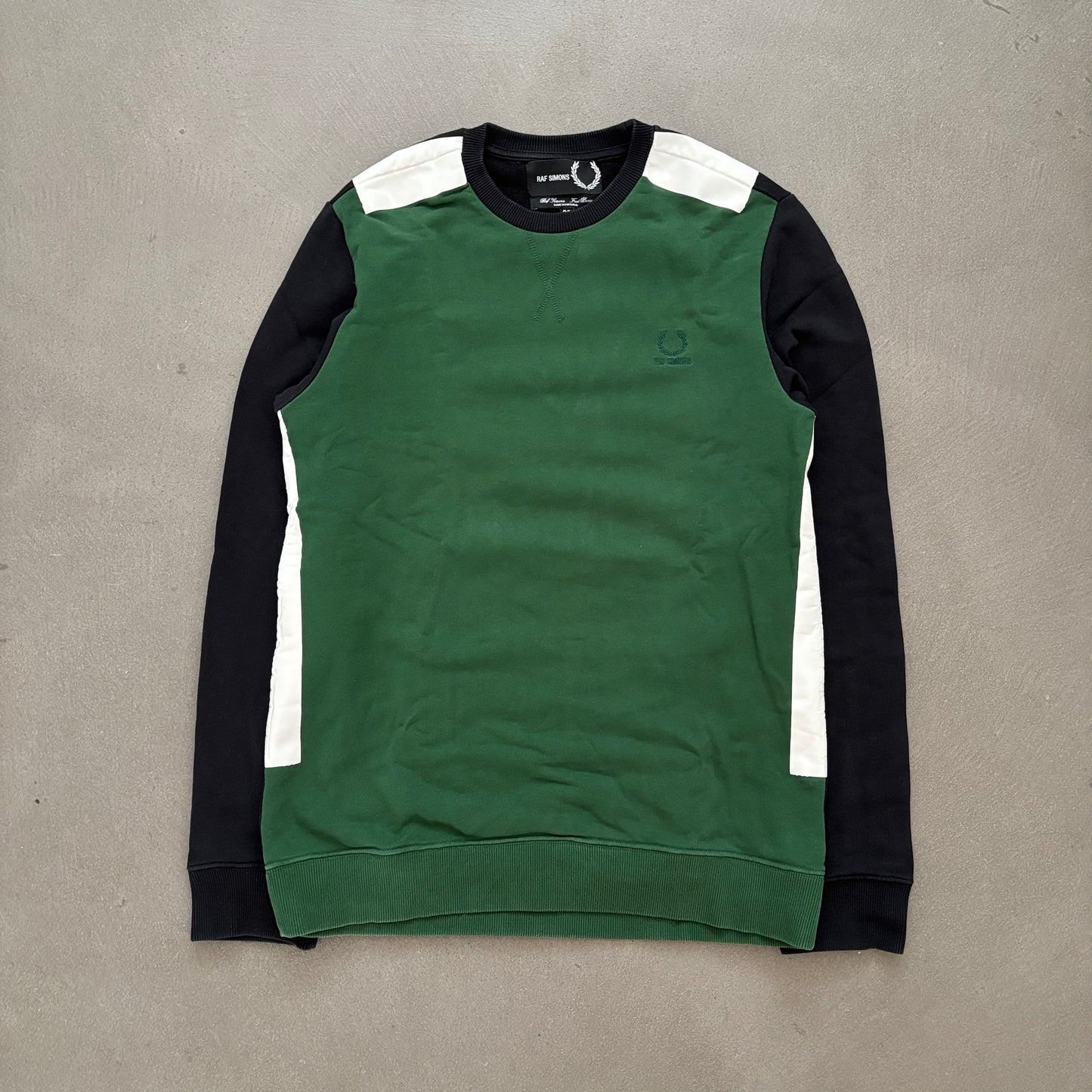 RAF SIMONS X FRED PERRY SWEATER GREEN [M]