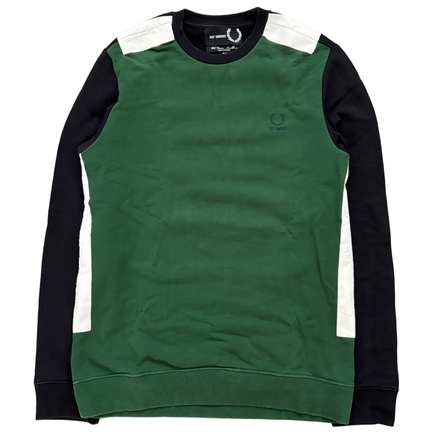 RAF SIMONS X FRED PERRY SWEATER GREEN [M]