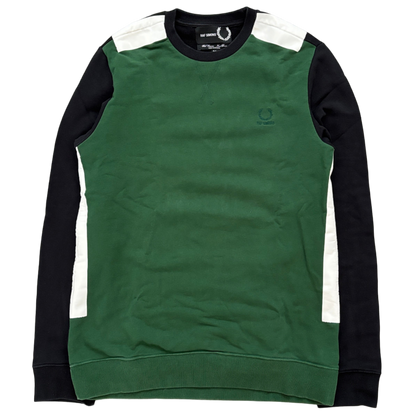 RAF SIMONS X FRED PERRY SWEATER GREEN [M]