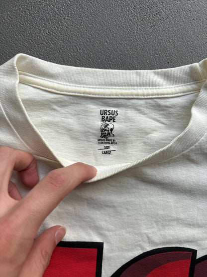 BAPE URSUS TEE WHITE [L]