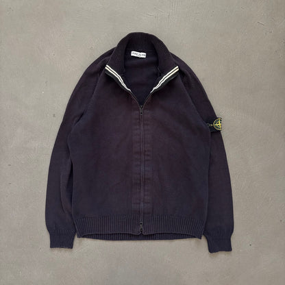 2010S STONE ISLAND ZIP-SWEATER NAVY [L]