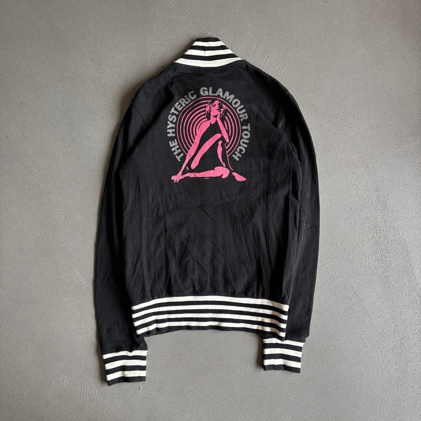 HYSTERIC GLAMOUR BACKPRINT ZIP-UP [S]