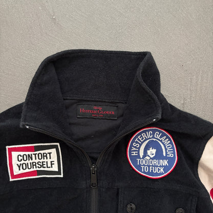HYSTERIC GLAMOUR TOO DRUNK FLEECE [S]