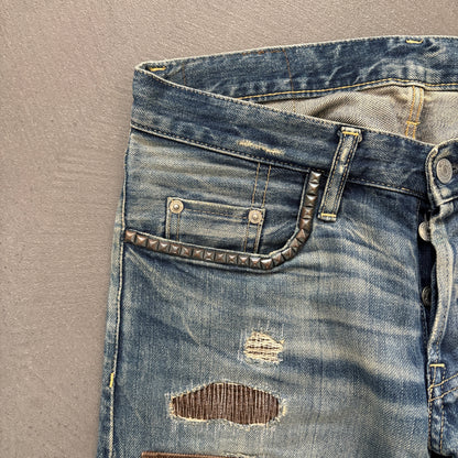HYSTERIC GLAMOUR INSANE STUDDED SELVEDGE DENIM #29 [W28]