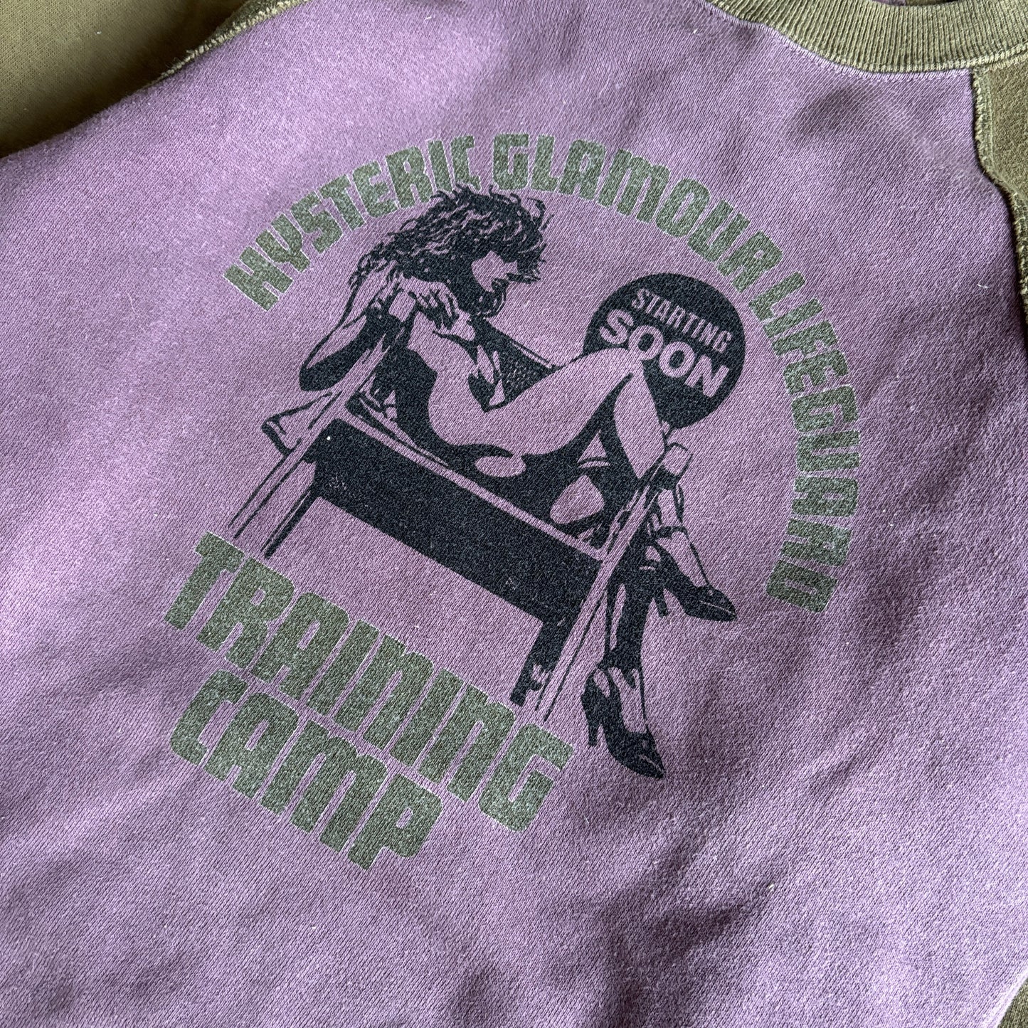 90s HYSTERIC GLAMOUR CAMP SWEATER [XS]