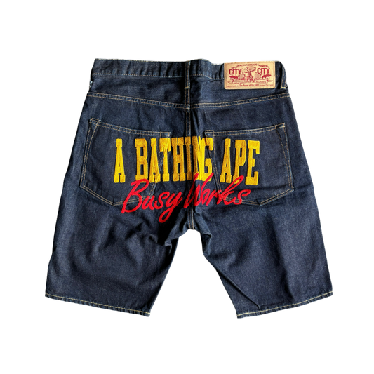 BAPE BUSY WORKS SHORTS [W30]