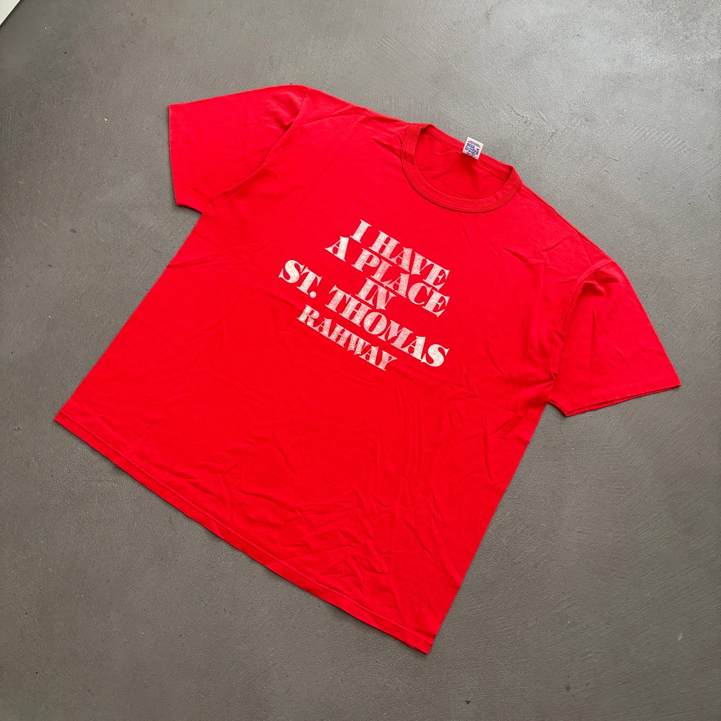 90S ST. THOMAS FADED TEE | RUSSELL ATHLETIC TAG [XL]