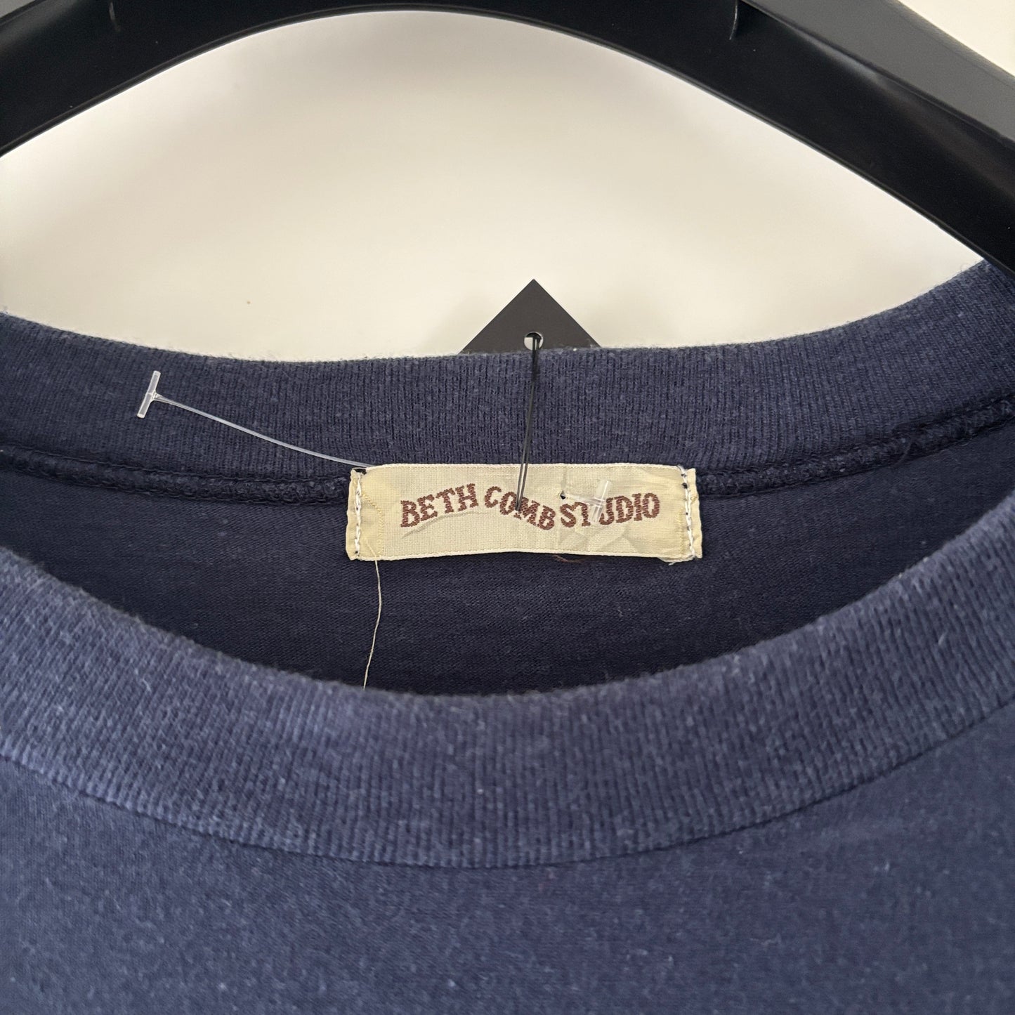 90S I WILL BE AT PEACE TEXT TEE | BETH COMB TAG [M]