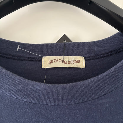 90S I WILL BE AT PEACE TEXT TEE | BETH COMB TAG [M]