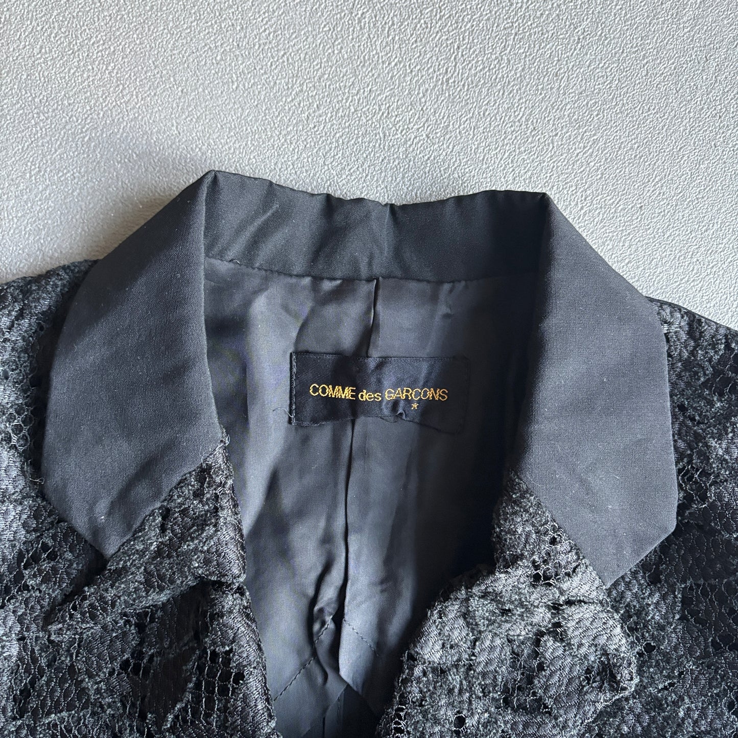 AD1992 COMME DES GARCONS LACE BLAZER [S]