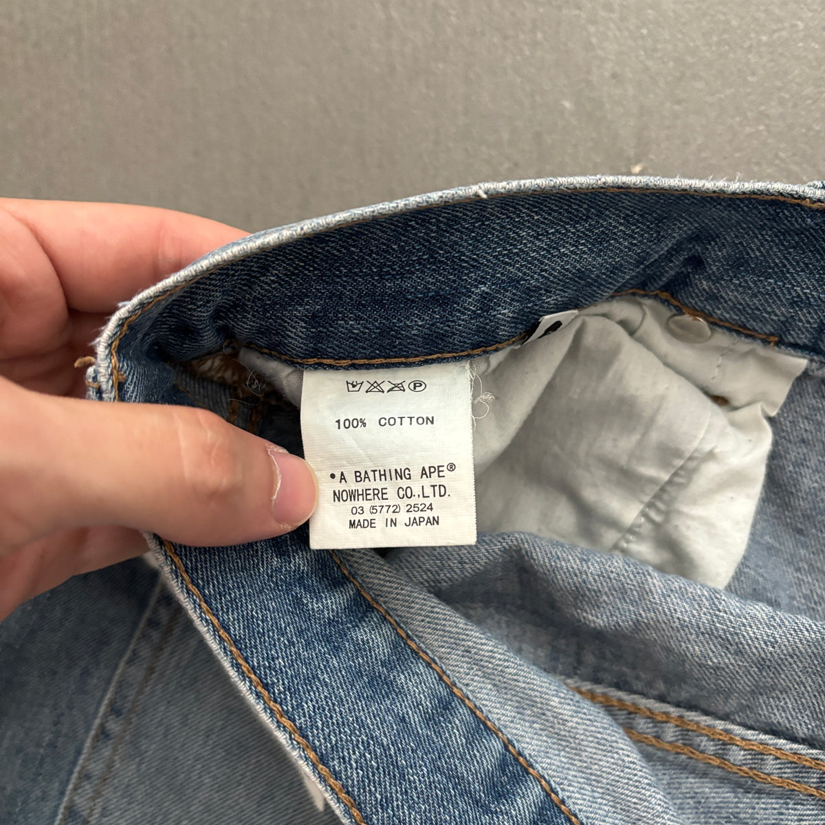 A BATHING APE BAPESTA JEANS [L]
