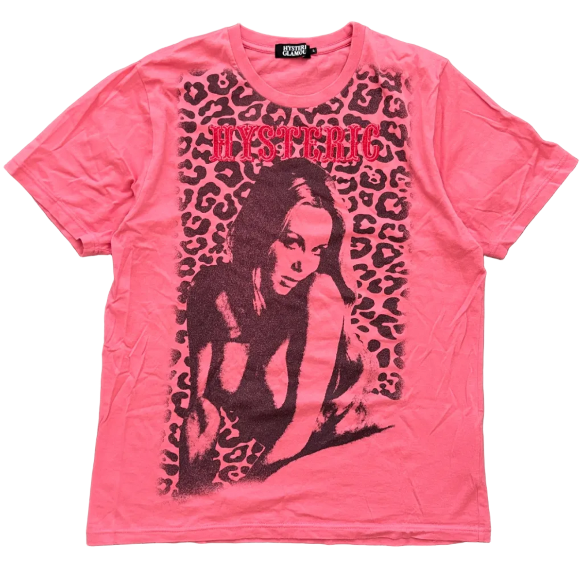 HYSTERIC GLAMOUR PANTHER TEE PINK [L]
