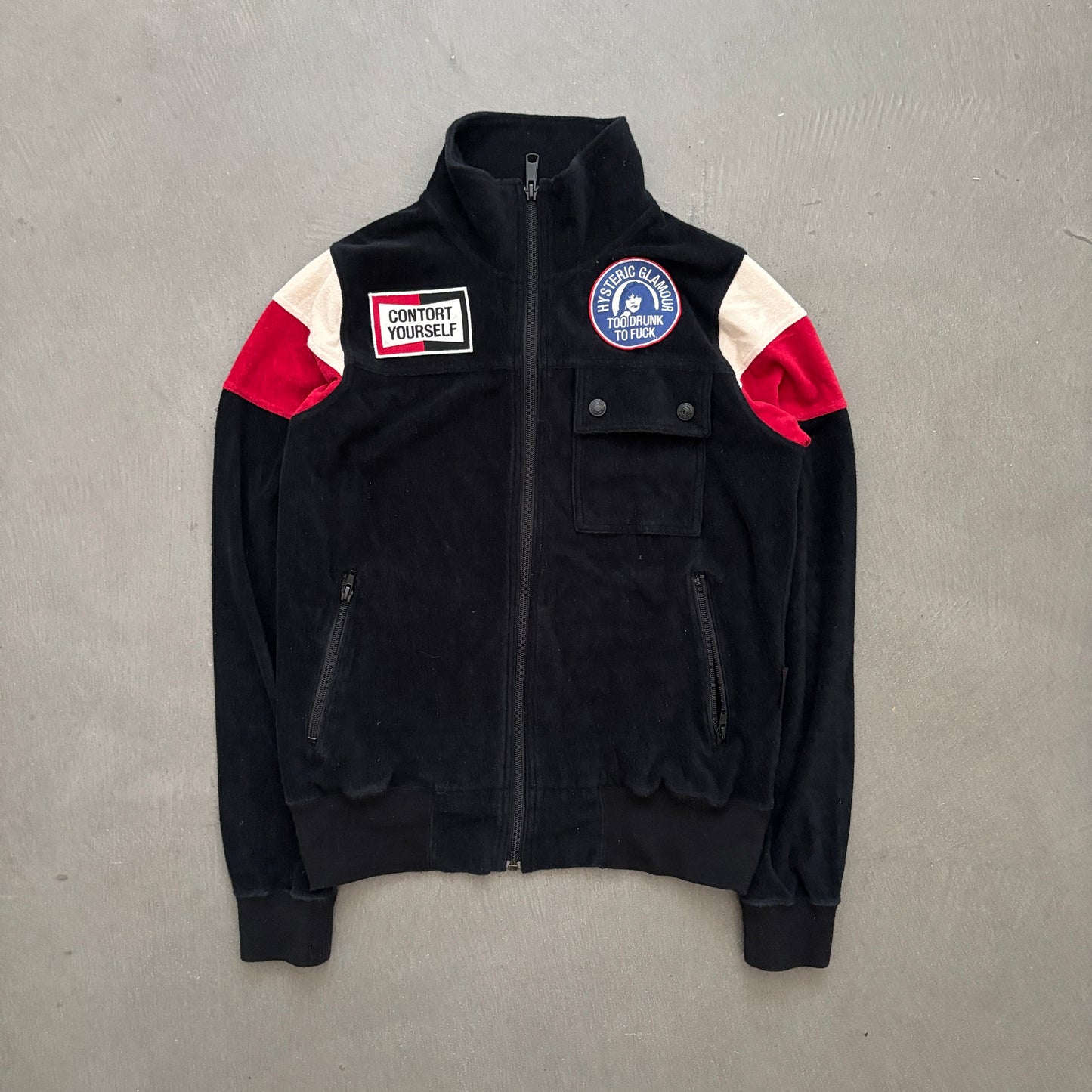HYSTERIC GLAMOUR TOO DRUNK FLEECE [S]