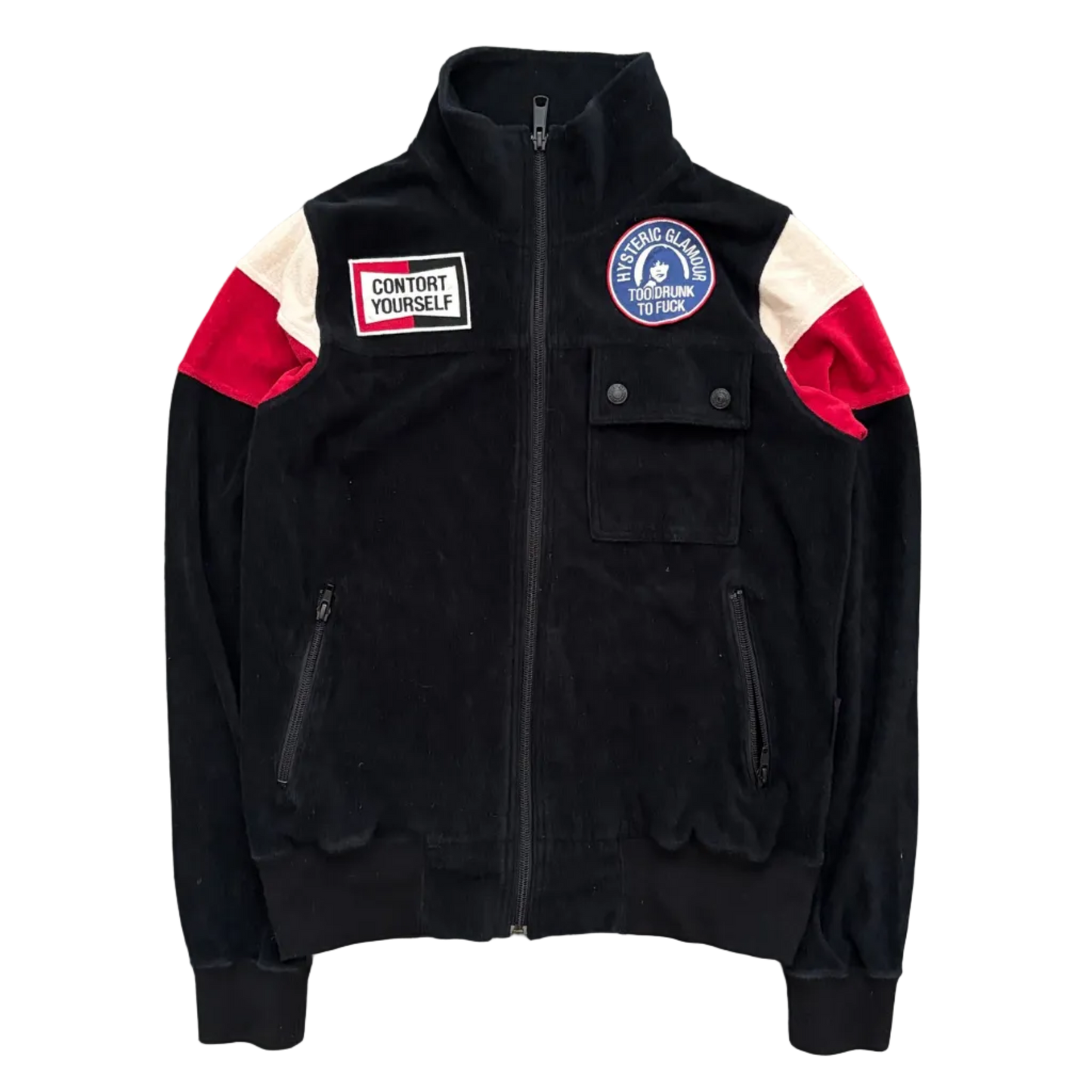 HYSTERIC GLAMOUR TOO DRUNK FLEECE [S]