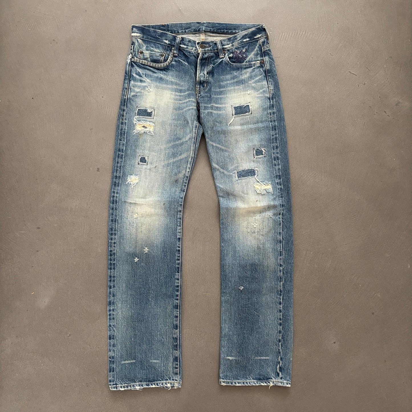 HYSTERIC GLAMOUR STUDDED SELVEDGE DENIM #12 [W30]