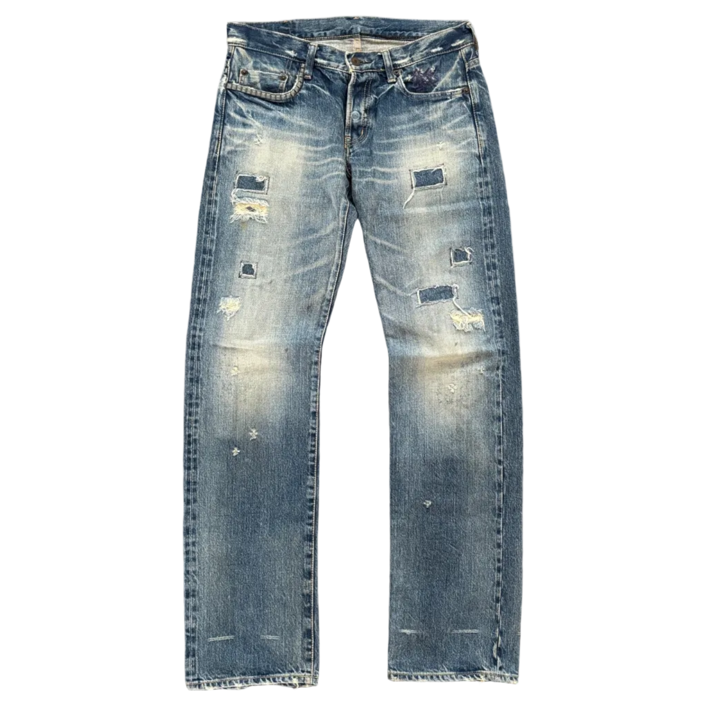 HYSTERIC GLAMOUR STUDDED SELVEDGE DENIM #12 [W30]
