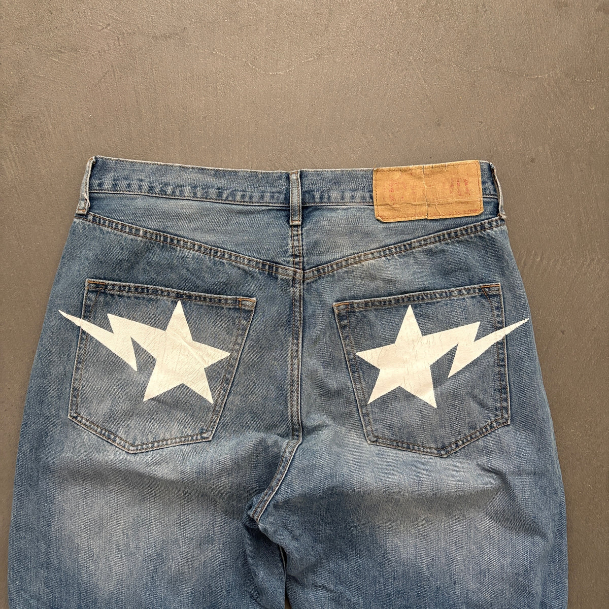 A BATHING APE BAPESTA JEANS [L]