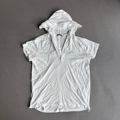 ANN DEMEULEMEESTER HOODED TOP [M]