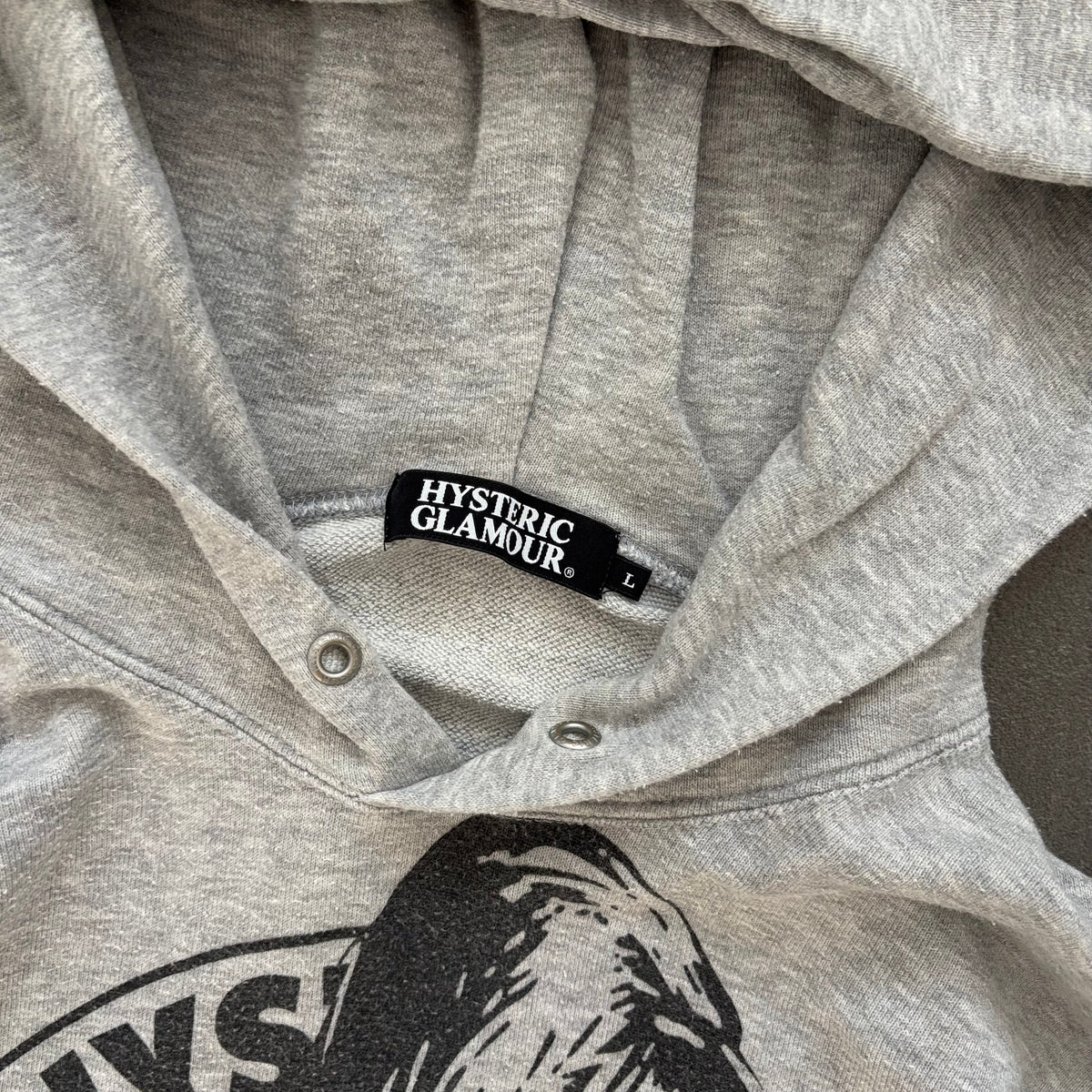 HYSTERIC GLAMOUR BODY LOGO HOODIE [L]