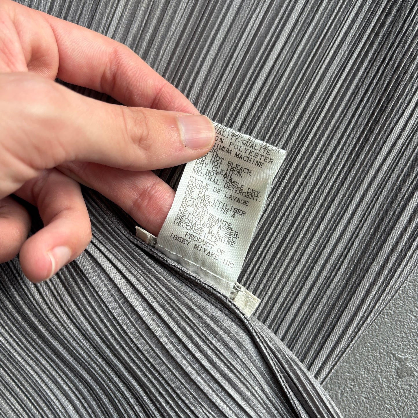 ISSEY MIYAKE PLEATS PLEASE TANKTOP GREY [M]