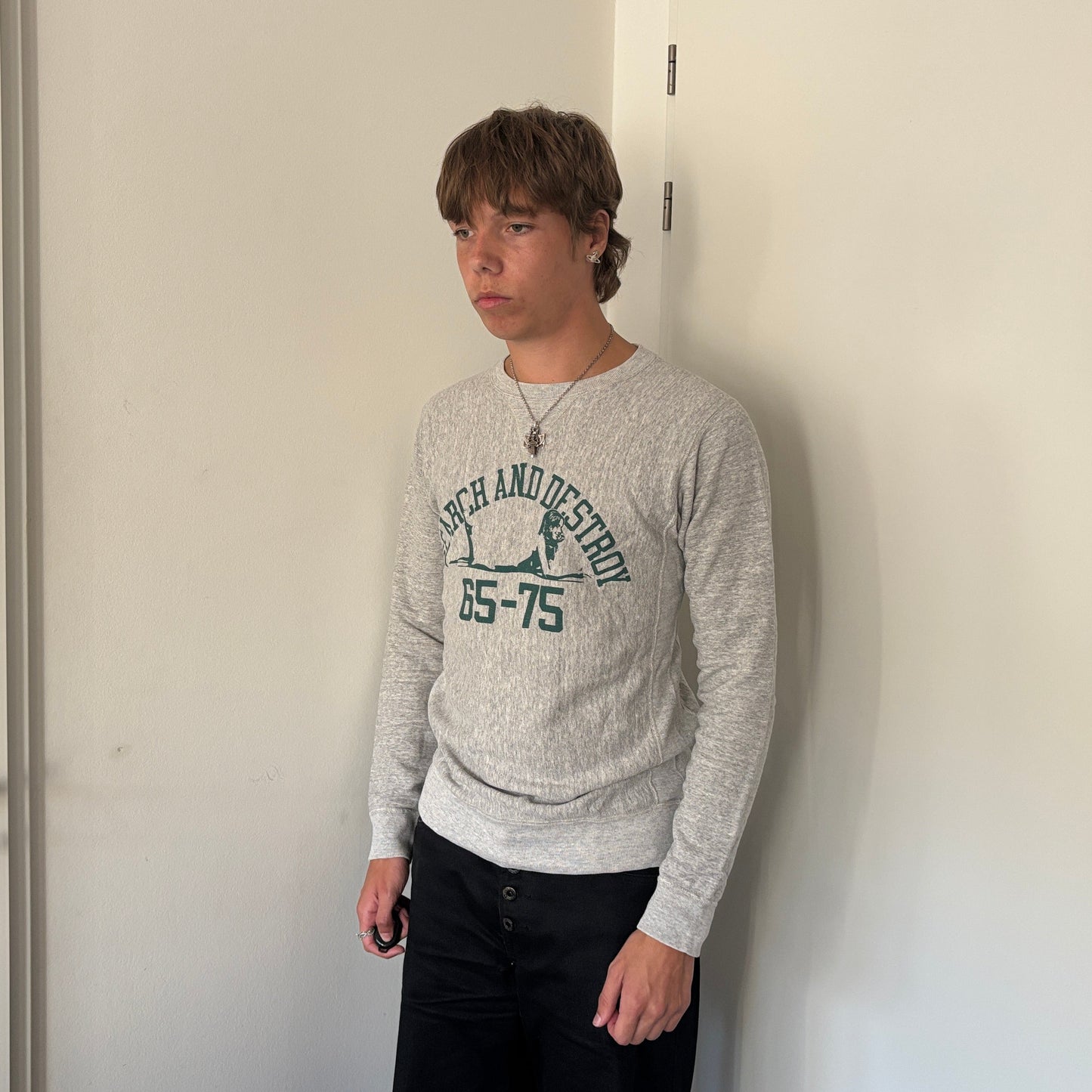 HYSTERIC GLAMOUR SEARCH & DESTROY SWEATER [M]