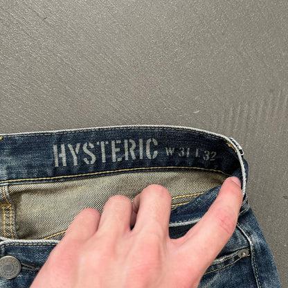 HYSTERIC GLAMOUR STUDDED SELVEDGE DENIM #37 [W31]