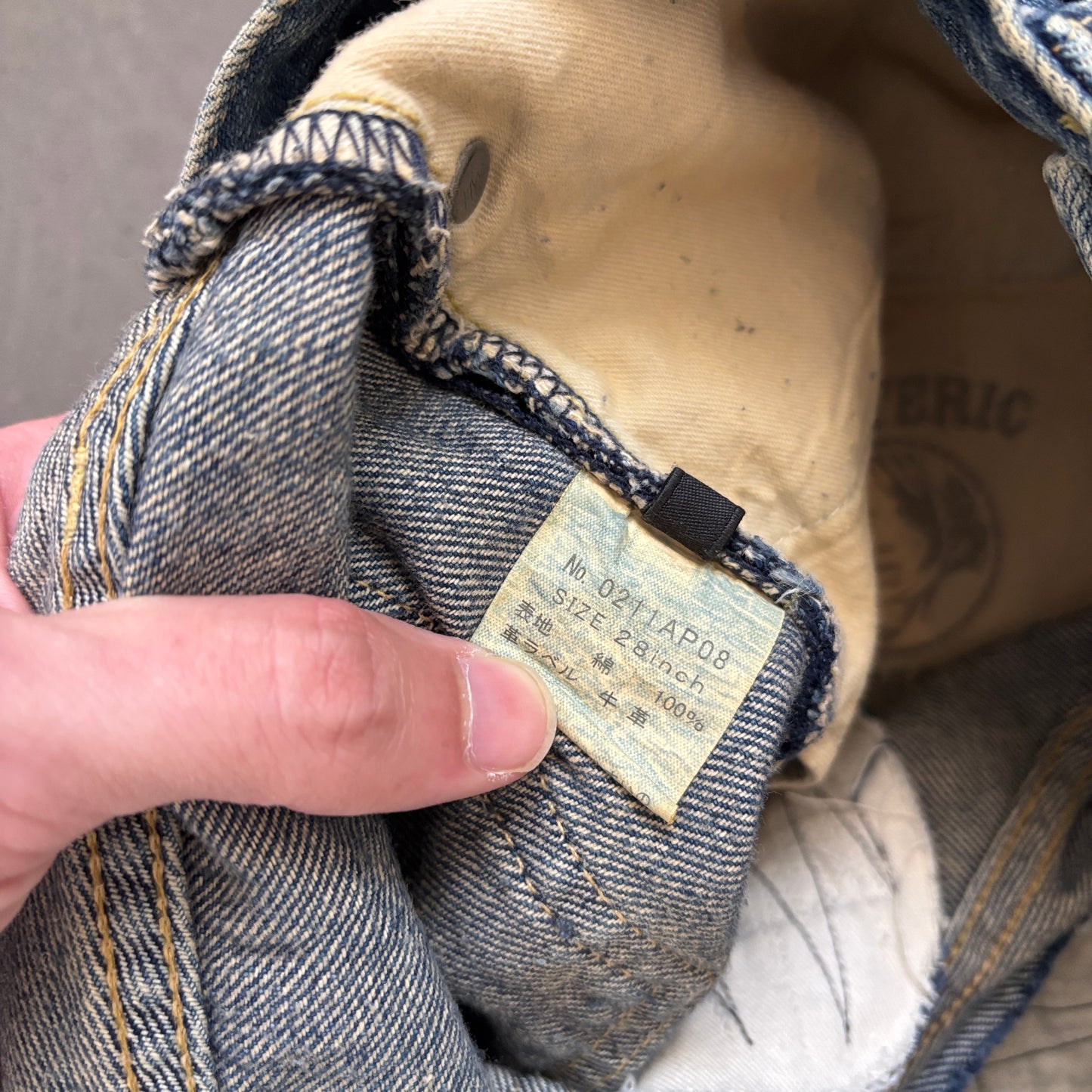 HYSTERIC GLAMOUR STUDDED REPAIRED DENIM #26 [W28]