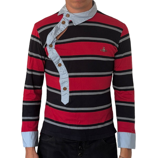 VIVIENNE WESTWOOD ASSYMETRICAL POLO [S]