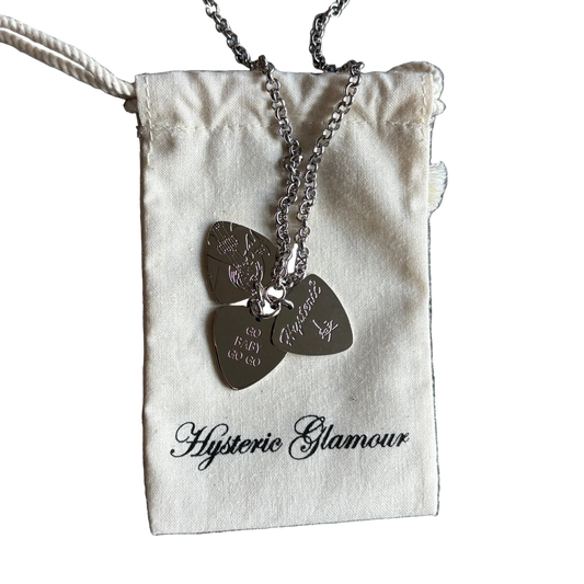HYSTERIC GLAMOUR 3-PLECTRUM NECKLACE