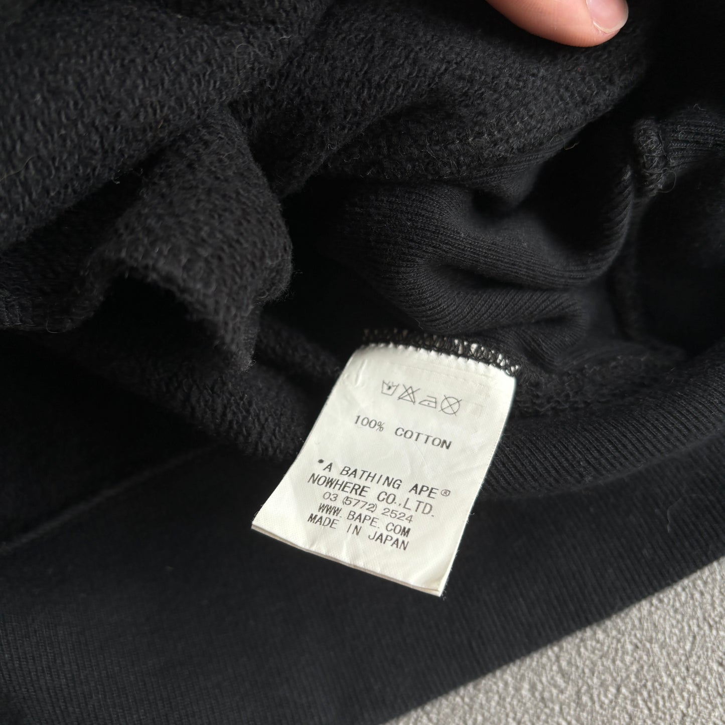 BAPE BABY MILO HOODIE BLACK [M]