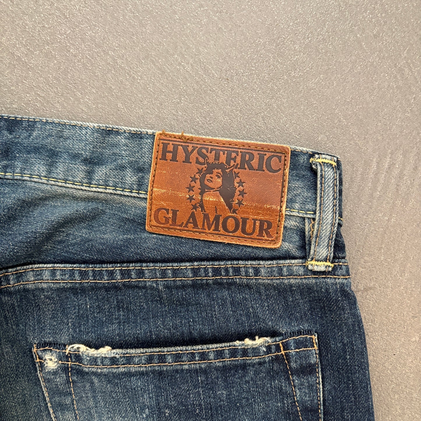 HYSTERIC GLAMOUR STUDDED SELVEDGE DENIM #4 [W30]