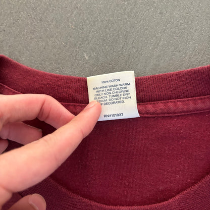 FW19 SUPREME PILLOWS TEE BURGUNDY [M]