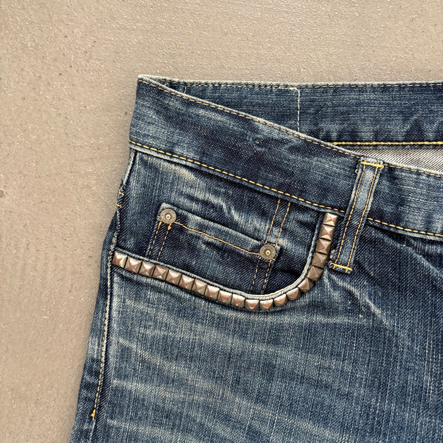 HYSTERIC GLAMOUR STUDDED DENIM #9 [W32]