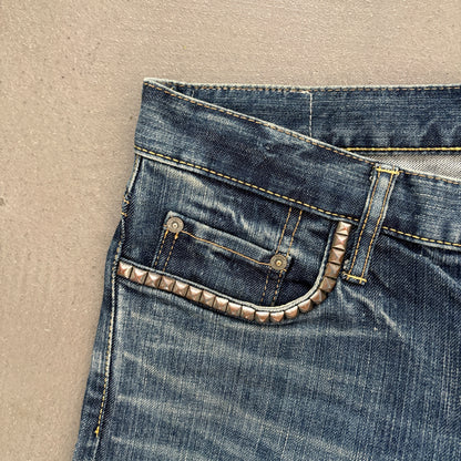 HYSTERIC GLAMOUR STUDDED DENIM #9 [W32]