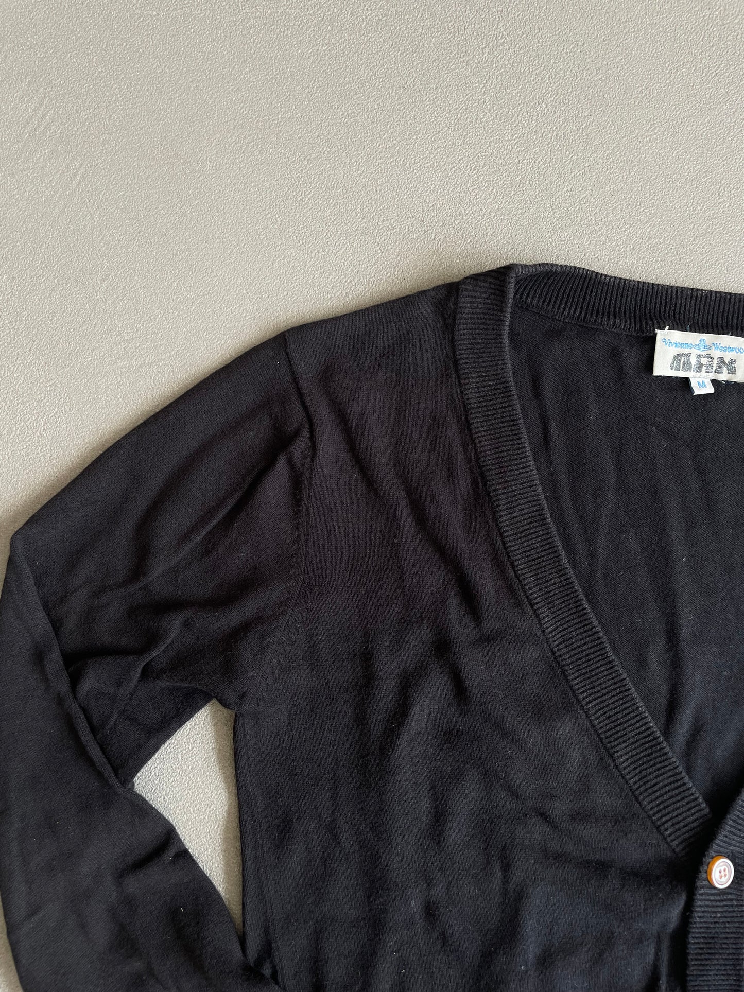 VIVIENNE WESTWOOD NAVY CARDIGAN [M]