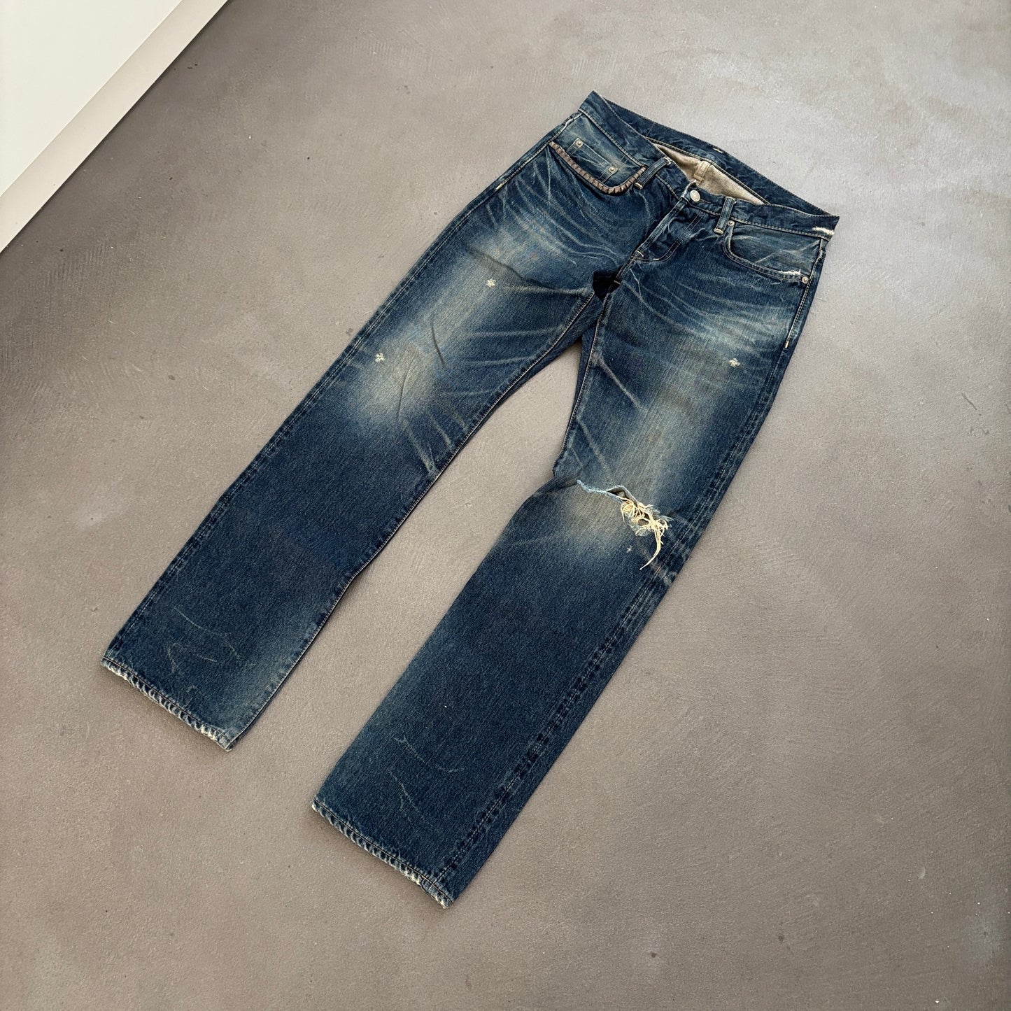 HYSTERIC GLAMOUR STUDDED SELVEDGE DENIM #4 [W30]