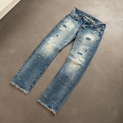 HYSTERIC GLAMOUR STUDDED SELVEDGE DENIM #12 [W30]