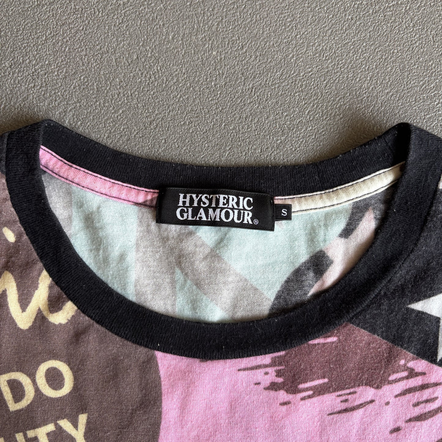 HYSTERIC GLAMOUR ALL OVER PRINT TEE [S]