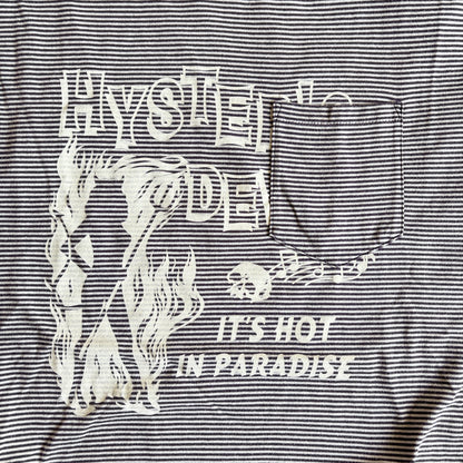 HYSTERIC GLAMOUR STRIPED POCKET TEE [L]