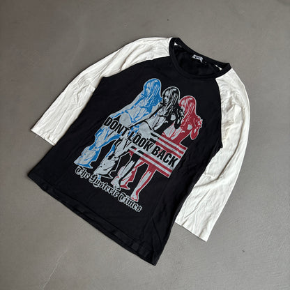 HYSTERIC GLAMOUR DONT LOOK BACK RAGLAN LONGSLEEVE [S]