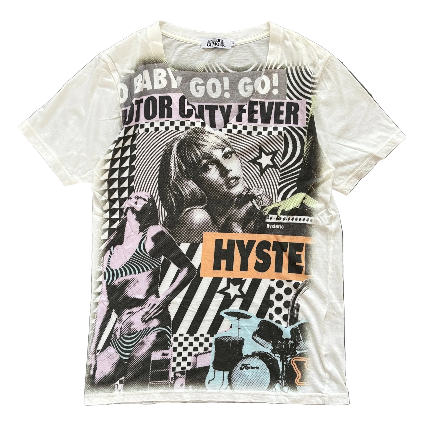 HYSTERIC GLAMOUR GO BABY GO TEE [S]
