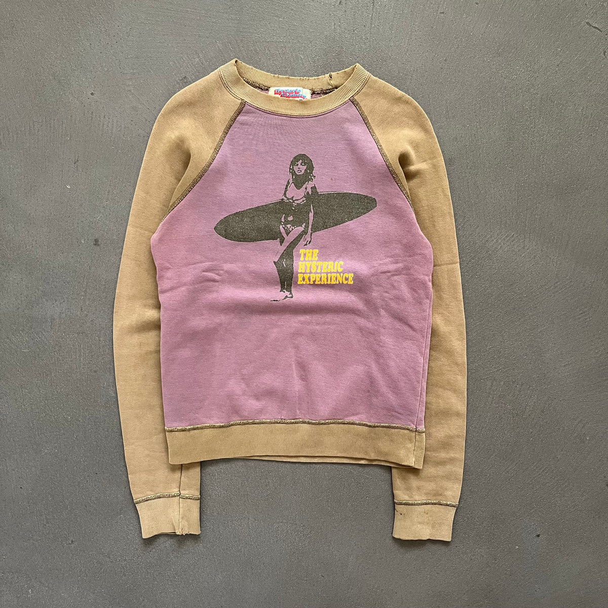 HYSTERIC GLAMOUR HYSTERIC EXPERIENCE RAGLAN SWEATER [S]