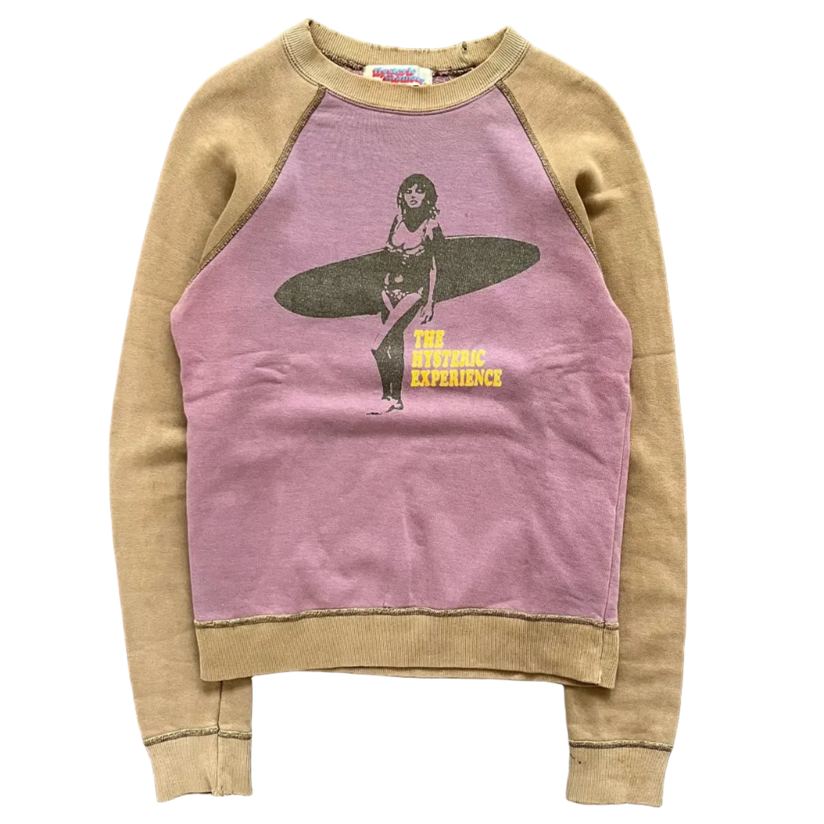 HYSTERIC GLAMOUR HYSTERIC EXPERIENCE RAGLAN SWEATER [S]